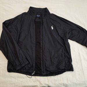 Polo by Ralph Lauren Black Windbreaker Jacket